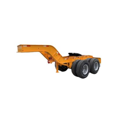 China Heavy Duty Full Cargo Trailer Dolly Trailer High Strength Full Thickness Drop Deck Semi Trailer te koop in Mongolië Te koop