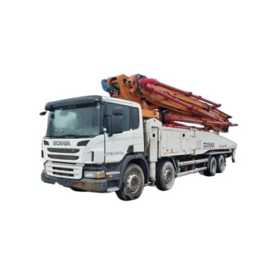 China SCANIA 8x4 Second Hand 38m 52m 56m 62m 70m Concrete Boom Pump Boom Concrete Pump Truck Mounted Concrete Boom Pump for sale