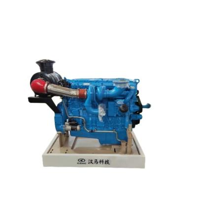 China CAMC Legierungsmaterial Generator Set Bule Farbe Dieselmotor 12,82L Boote und Schiffe zu verkaufen