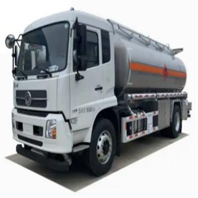 China 4X2 6X4 DONGFENG Gás Diesel Combustível Óleo Cisterna Caminhão Corpo de Alumínio Liga de Aço Com Dispensador de Combustível à venda