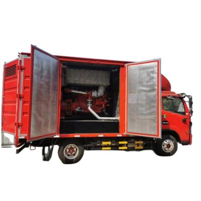 China CAMC 1500@50Hz PG+ Generator Set Rode kleur Originele kwaliteit Truck Gemonteerd wegvervoer Te koop