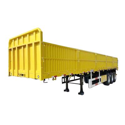 China 40FT 3 Axle Container Semi Trailer With Removable Side Wall zu verkaufen