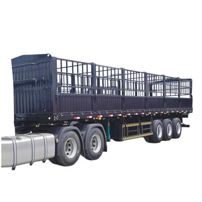 China FUWA Axle Fence High Side Wall Semi Trailer With JOST 3.5 Kingpin zu verkaufen