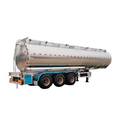 China 42000 liter Aluminium Semi-Tanker Trailer Transportbrandstof Benzine Olie Te koop