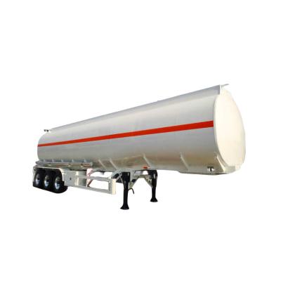 China Aluminiumlegeringsbrandstof Semi-tanker aanhangwagen 45000L Volume 3 assen Te koop