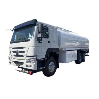 China Fuel Tank Truck 20000L Sinotruk HOWO 6X4 Gasoline Oil Transport Truck With Dispenser zu verkaufen