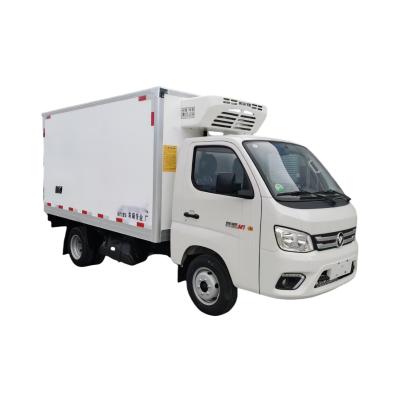 China FOTON TM2 Pequeno caminhão mini-frigorífico de 2,5 toneladas Motor a gasolina 4*2 Caminhão de isolamento de congelador à venda