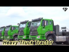 Prime Mover Heavy Truck Tractor 400hp 10 Wheeler For Logistics Transportation