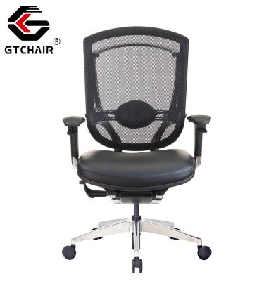 China Marrit Leather Fabric Best Executive PU Seat Ergonomic Chair Office Chair for sale