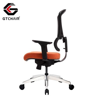 China Genuine Executive Chair Designs Fabric 360 Degree Swivel Staff Office Chair for sale