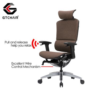 China (Height) TUV BIFMA GREENGUARD Adjustable Boss Ergonomic Fabric Office Chair for sale