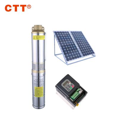 China DC 110v Submersible Solar Pumps Kit Solar Submersible Pump For Mozambique for sale