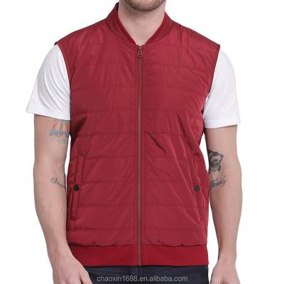 China OEM Custom QUICK DRY Outdoor Sleeveless Blue Solid Jacket Lightweight Comforter Vest For Men for sale