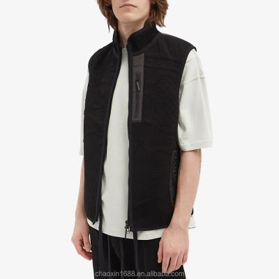 China OEM QUICK DRY Custom Made Outdoor Sleeveless Partner Jacket Quilt Comforter Zipper Solid Breathable Vest For Men for sale