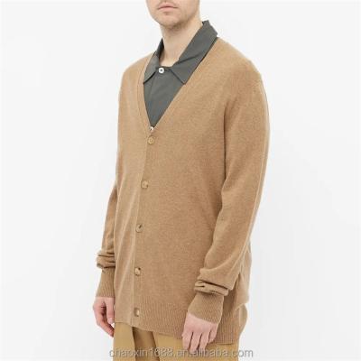 China QUICK DRY OEM Custom High Quality 100%cotton Single Casual Button Narrow Long Sleeve Knit Coat For Men for sale