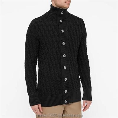 China Anti-wrinkle OEM custom 100%cotton tops button up narrow simple casual collar knitted wear for men for sale