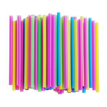 China Wholesale Disposable Colorful High Quality Flexible Flexible Artistic Plastic Drinking Straws PP Straws for sale