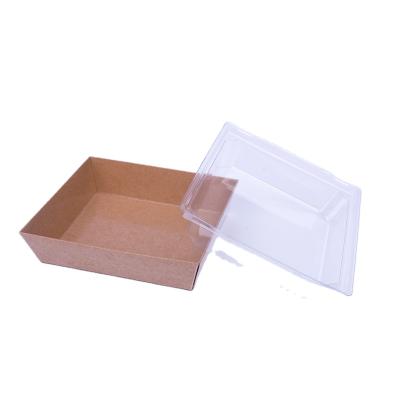 China Disposable Disposable Customize Paper Sushi Takeout Box In Food Grade Paper Sushi Box for sale