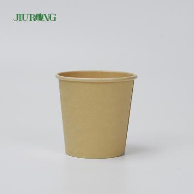 China Biodegradable Hot Cold Container Wrapping Paper Cup With Lids Disposable Soup Containers Ice Cream Cups Packaging Cup Bowl for sale