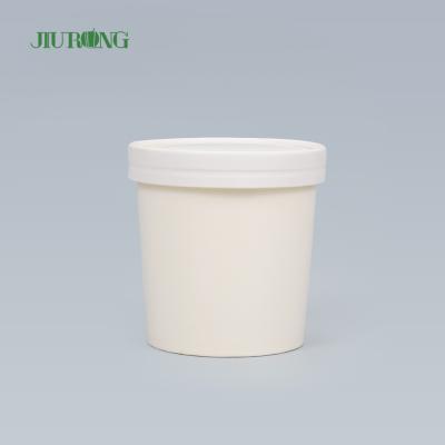 China 8oz 12oz 16oz 32oz Disposable Biodegradable Soup Mug Cups for Hot Soup Soup White Cup for sale