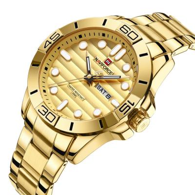 China Automatic date 9198 sport casual watches for men's steel luxury military men's relojes fashion quartz 1n14 gold watch for sale