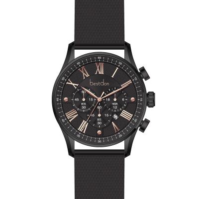 China Waterproof Multifunctional Chronograph Men's Good Quality Alloy Case Sports Watch for sale