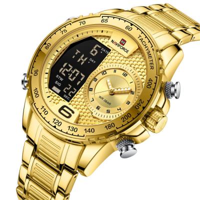 China GG 2022 Automatic Luxury Watch Men Date 9199S LCD Time Dual Waterproof Sport Quartz Chronograph Military Wristwatch For Man Gift for sale