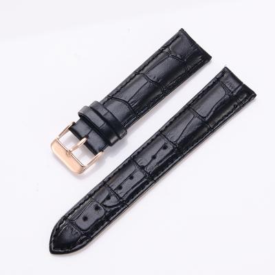 China 20mm Crocodile Pattern Genuine Leather Strap for sale