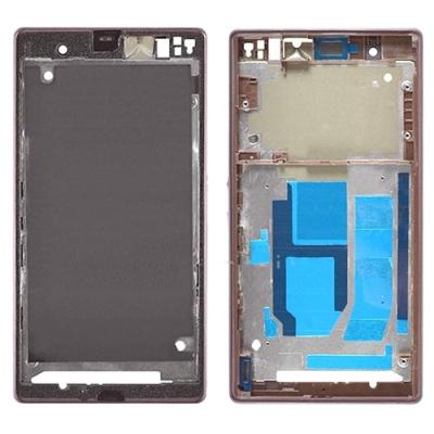 China Front Frame Cover Housing for Sony Xperia Z1, L39, C6902, C6903, C6943 Black for sale