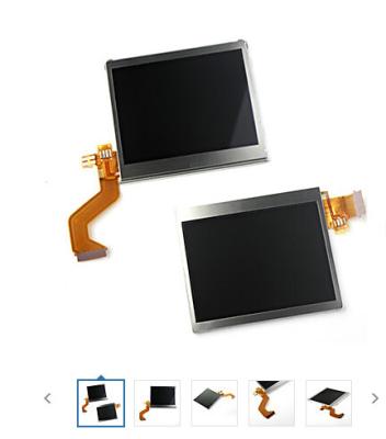 China TFT LCD Screen Replacement Module for Nintendo DS Lite Upper Screen and Lower Screen for sale