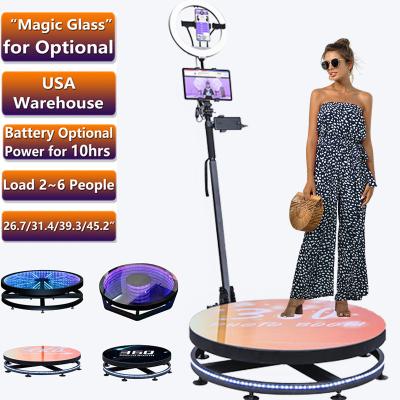 China 360 Selfie Photo Booth Kiosk Slow Moving Video Rig Vending 360 Camera Photo Booth Props Props SLPH-003 for sale