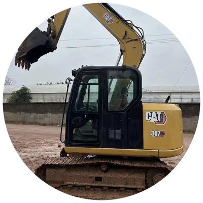 China good condition and active used excavators CAT307C , excavators low price second hand CAT 307C in Hefei 0.35 for sale