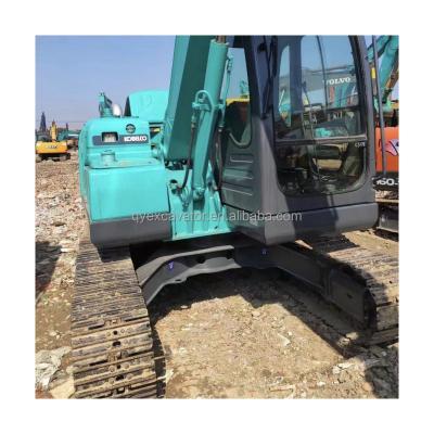 China Crawler Earthmoving Digger Kobelco Sk 75 Mini Tracked Excavator from Mini Excavator Japan Used Kobelco 7ton of Machinery for sale