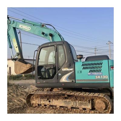 China Used Earthmoving Machinery Mini Excavator Kobelco Sk 130 Crawler Excavator For Sale for sale