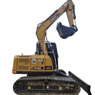 China Easy Operation Shop SANY 95 Shop Used Excavator Used Construction Machinery Excavator for sale