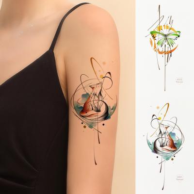 China ODM OEM Fake tattoo slees body art water transfer temporary tattoo sticker temporary wrist breast breast arm tattoo for sale