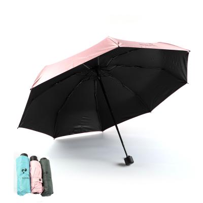 China China supply multi color options quality 8 rib rain proof 5 fold umbrella for travel for sale