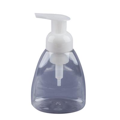 China Non Spill High End Inline Spring Portable Facial Cream Plastic Bottle With Foam Pump for sale