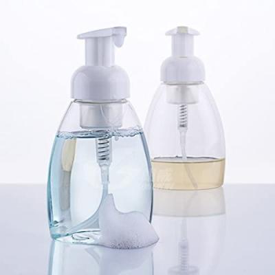 China Non Spill Foaming Soap Dispensers Pump 40mm Foam Pump With PET Bottle Set When Using In Facial Cleansers for sale