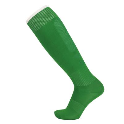 China Factory Wholesale High Quality Men And Women Cotton Breathable Striped Over The Knee Soccer Socks Compression Cotton Sports Socks for sale