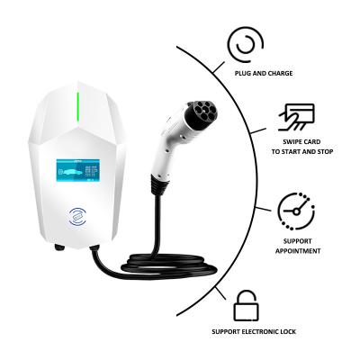 China 7KW 11kw EVSE Charging Station 50 Amp EV Charger OEM for sale