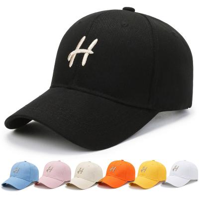 China Low Order Letters JOINT Logo Plain Dad Hats Unstructured Minimum Baseball Cap for sale