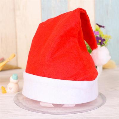 China New Year COMMON Thick Plush Christmas Hat Kids Christmas Decorations For Santa Claus Gift Home for sale