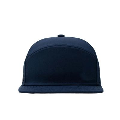 China OEM JOINT Cheap Custom Mens 5 Panel Blank Green Polyester Quick Dry Laser Cut Flat Brim Snapback Hat Breathable Perforated Hole Hat for sale