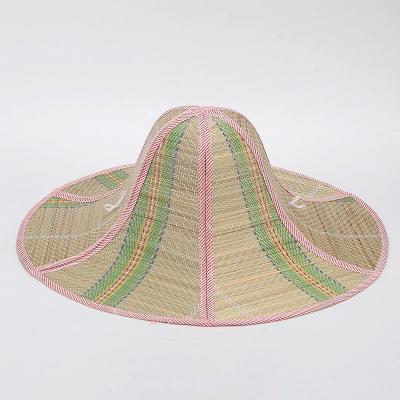 China Wholesale 2022 Character Sun Protection Female Casual Hat Round Sun Hats Women Hand - Wide Brim Woven Straw Hat for sale