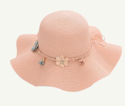 China New image summer Korean version of the casual wild garland beach hat sun hat for sale