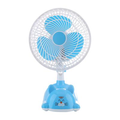 China Small Household Cartoon Plastic AC Fan With Saving Box for sale