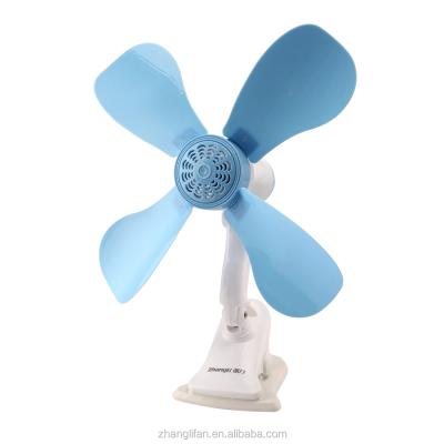 China 2017 Household Factory Wholesale Hot Selling Portable Cute 4 Blade Mini Wall Fan With Clip for sale