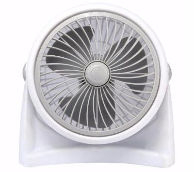 China Household CB CE European Electric Energy Saving Plastic Portable 10-Inch Fan With Two Speed ​​Switch Rotate for sale