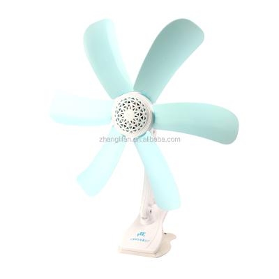 China China Bule 16.5inch 5balde 220V plastic cheap small clip fan with multi-angle for sale